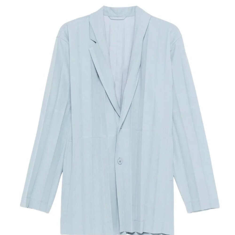 Homme Plisse Issey Miyake Men's Edge Ensemble Pleated Sport Coat